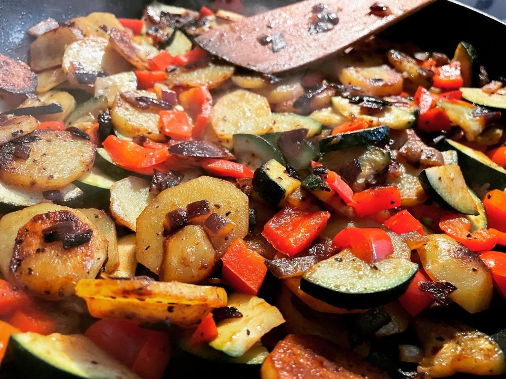 Bratkartoffeln mit Paprika